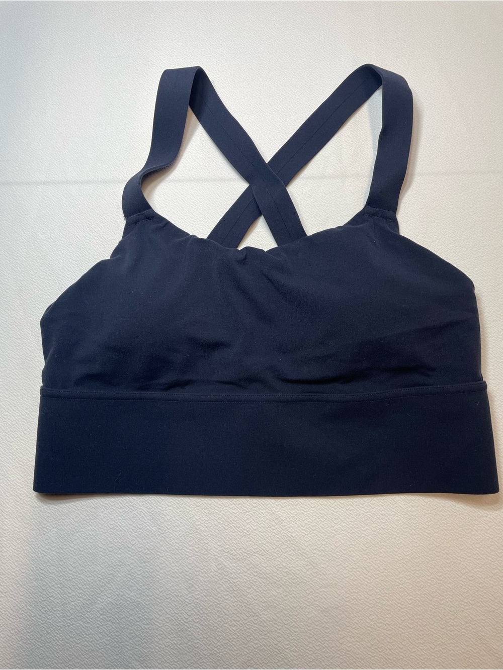 Athleta Crossback Sports Bra - Navy